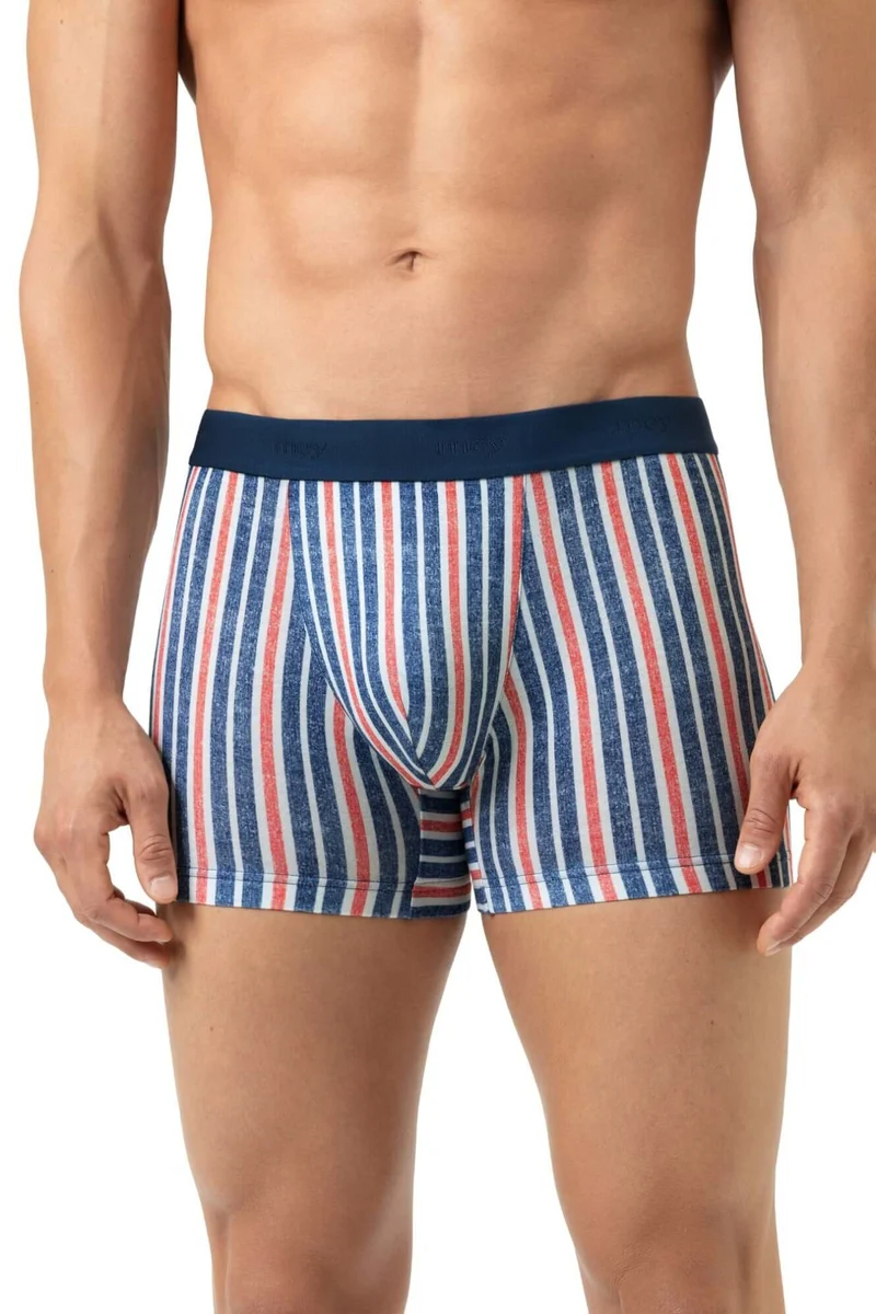Mey Long Shorty Towel Stripe Heren 2120179 1762 hague blue