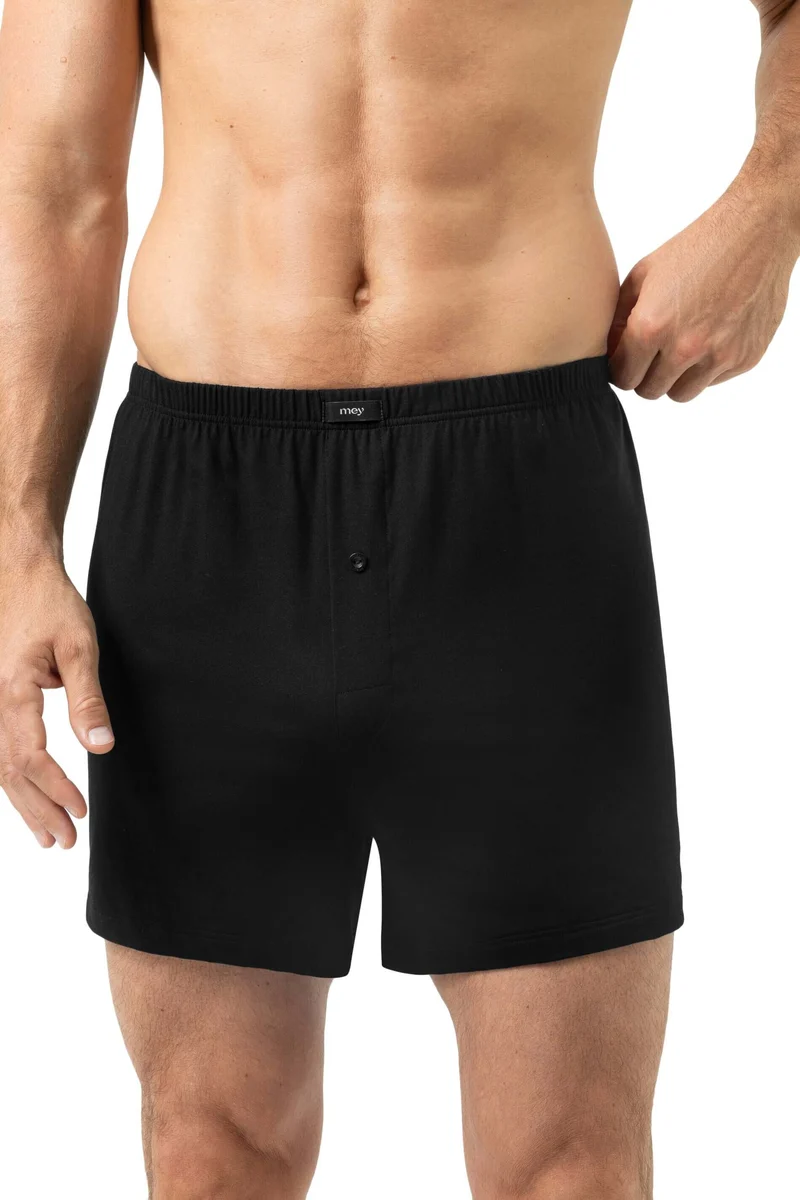 Mey Wijde Boxershort Dry Cotton Heren 2120243 123 zwart