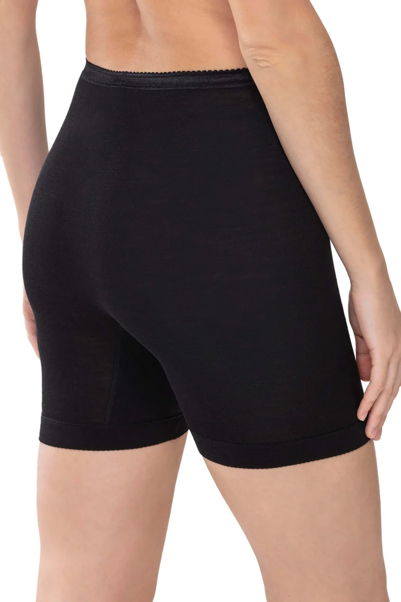 Mey Slip met lange pijp Wol Zijde Exquisite Dames 67407 3 schwarz