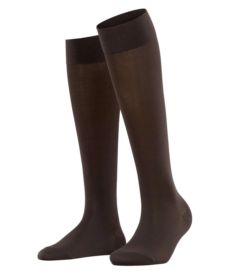 FALKE CottonTouch Dames Kniekous 46605 5233 dark brown