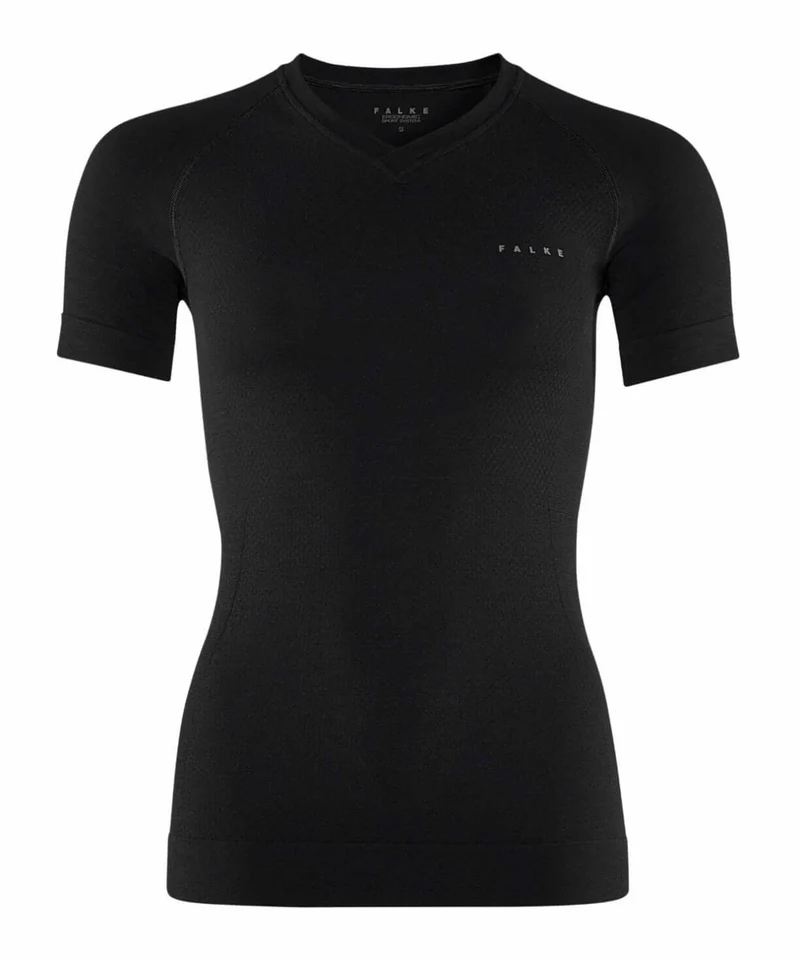 FALKE Wool Tech Light T-Shirt Dames 33460 3000 black