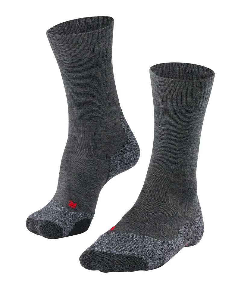 FALKE TK2 Dames Wandel Sok 16445 3180 asphalt mel.