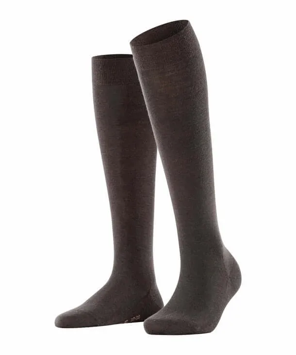 FALKE SoftMerino Dames Kniekous 47438 5239 dark brown