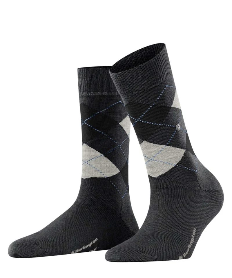 Burlington Marylebone Sokken Dames 22073 3180 asphalt mel.