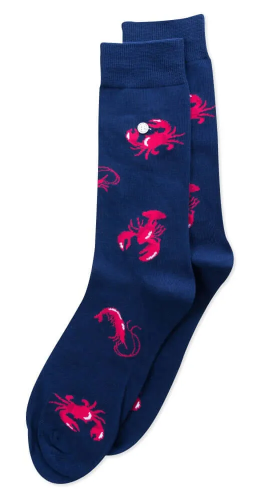 Alfredo Gonzales Sea Critters Sokken AG-Sk-SEA-01 109 Navy/Red
