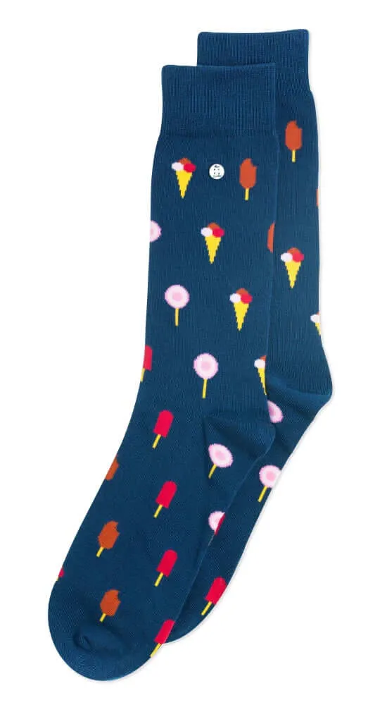 Alfredo Gonzales Ice Pops Sokken AG-Sk-ICE-03 109 Navy