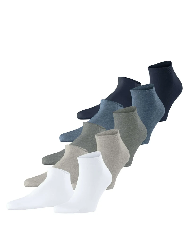 Esprit Solid Mix 5-PACK Sneakersokken Heren 17952 0020 sortiment