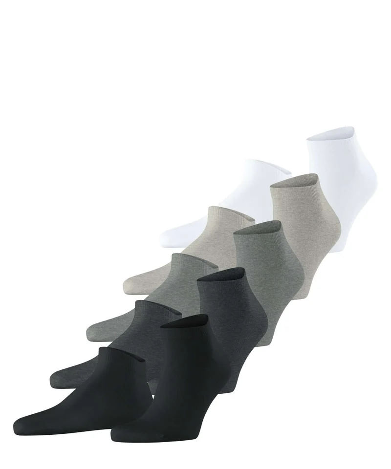 Esprit Solid Mix 5-PACK Sneakersokken Heren 17952 0010 sortiment