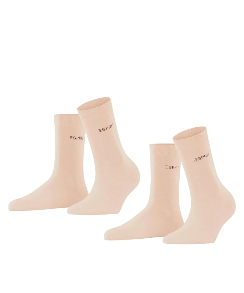 Esprit Uni sokken Dames 2 PACK 18531 8985 orchid