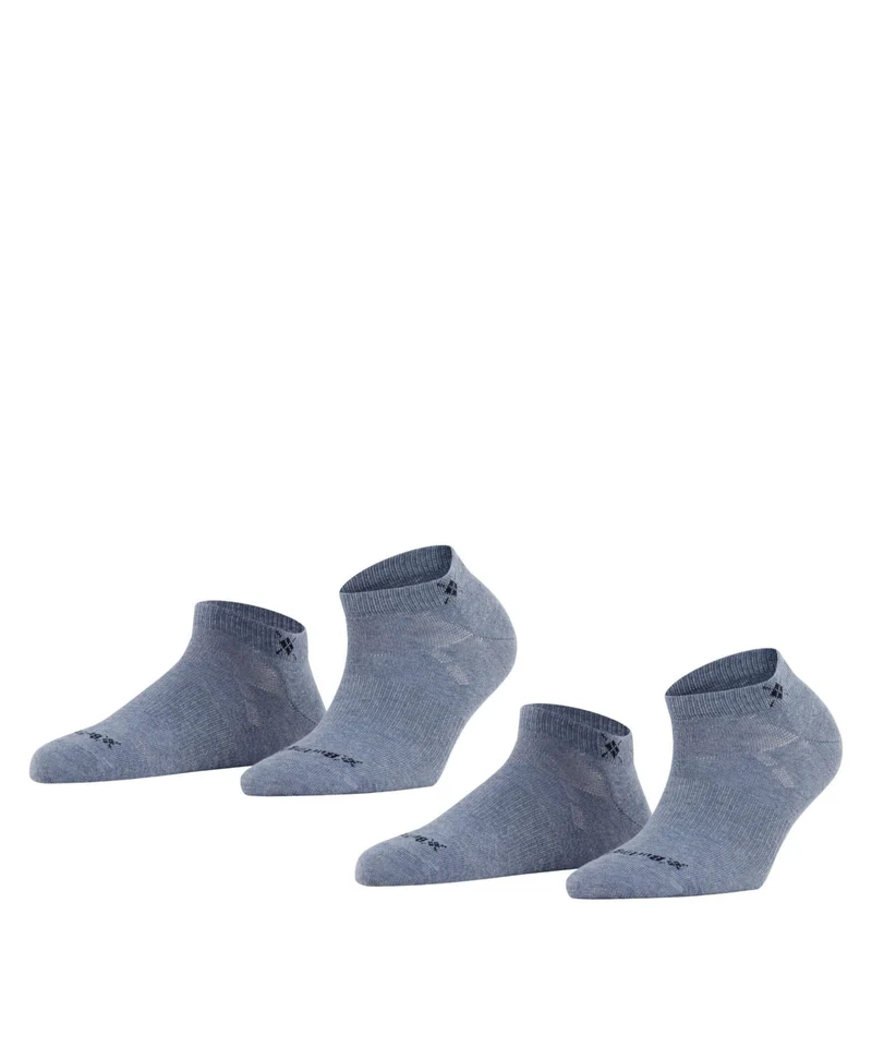 Burlington Everyday 2-Pack Sneakersok Dames 22051 6662 light jeans