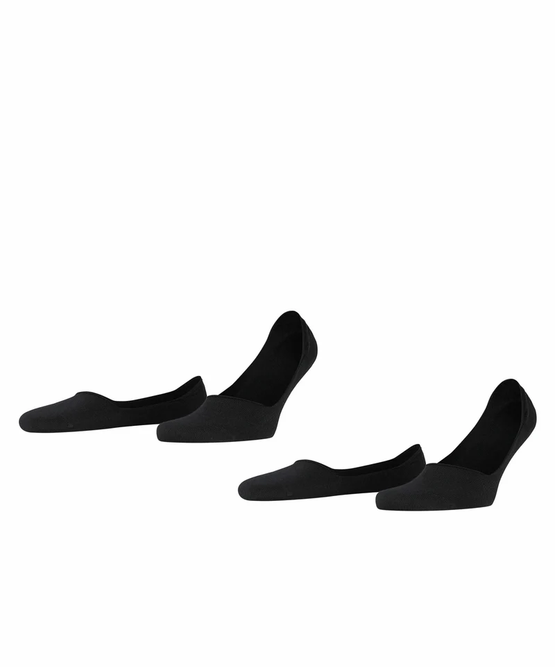 Esprit Kousenvoetje Basic Uni Heren 2-PACK 17850 3000 black