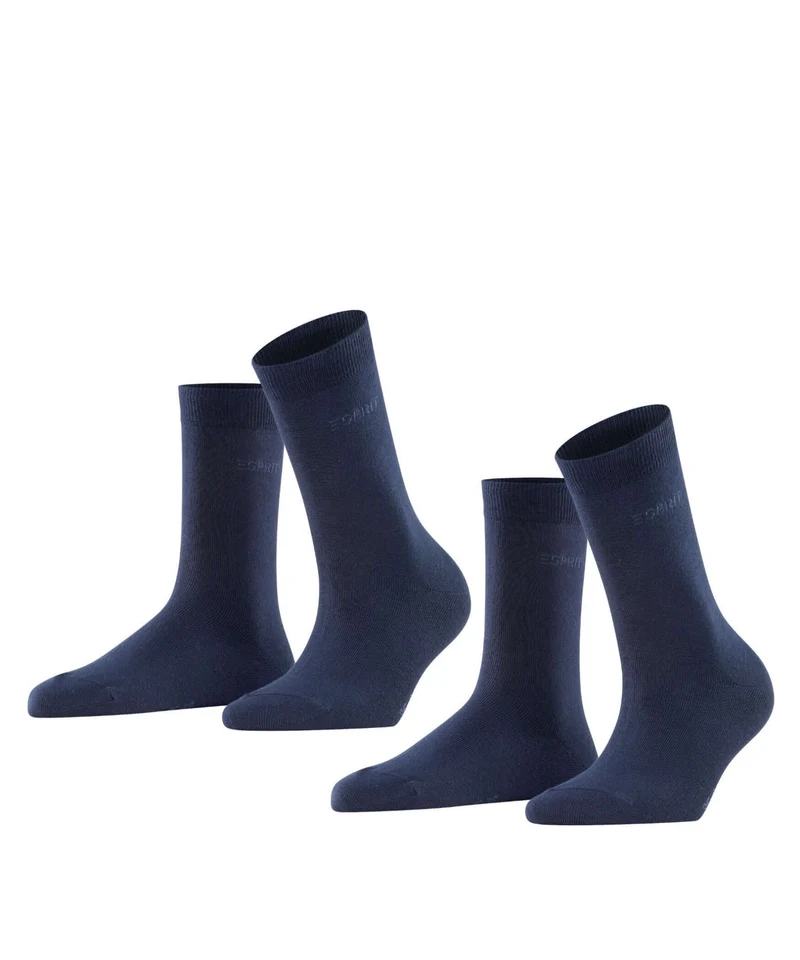 Esprit Uni sokken Dames 2 PACK 18531 6120 marine