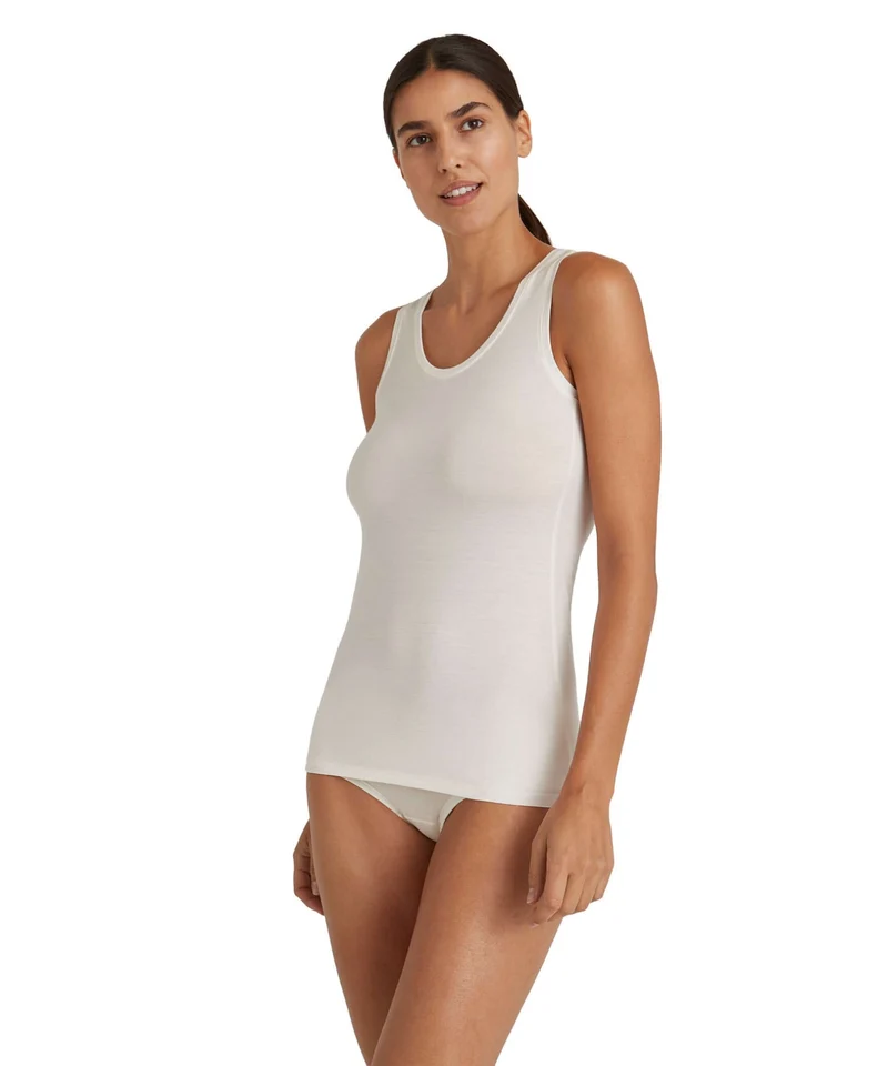 FALKE Hemd Daily Climawool Dames 69061 2040 off-white