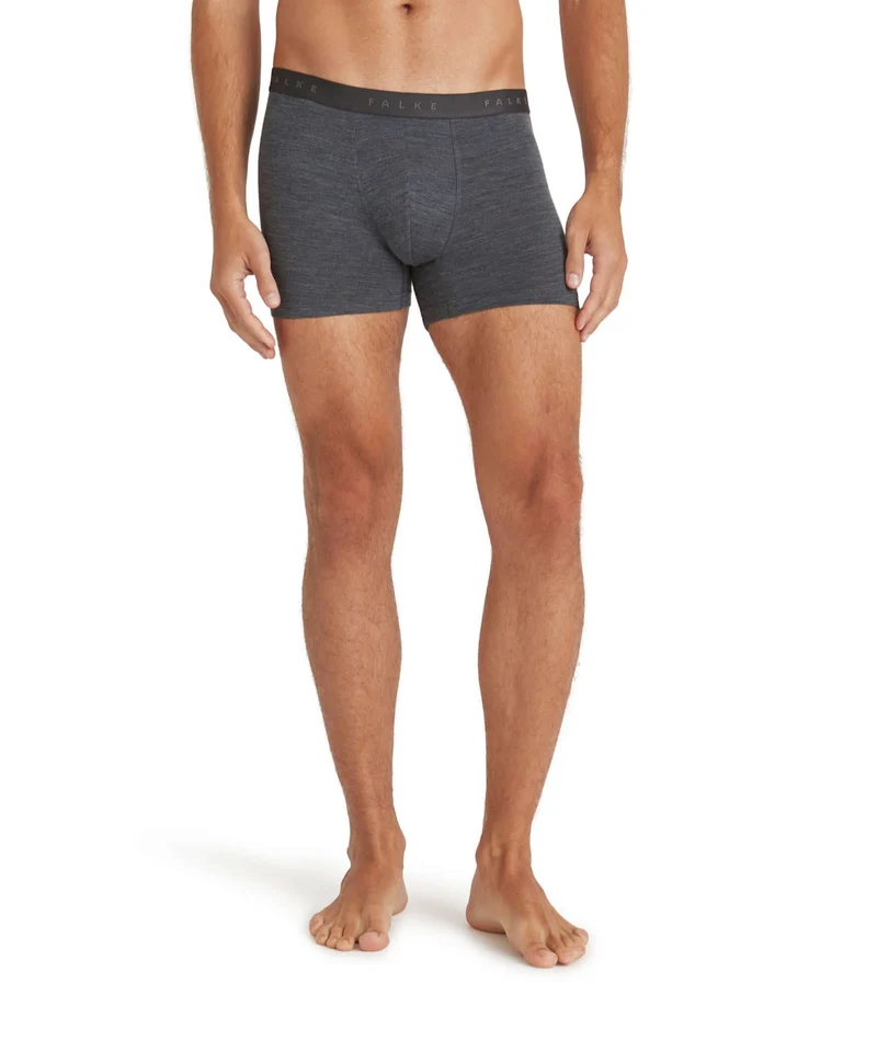 FALKE Boxer Daily Climawool Heren 68043 3278 dark grey -heather