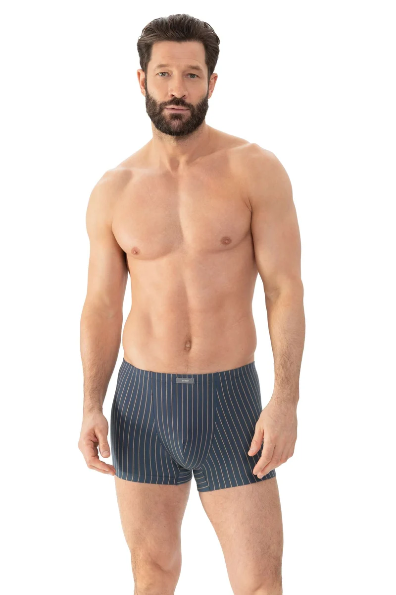 Mey Shorty Dark Stripe Heren 2120005 1159 blue slate