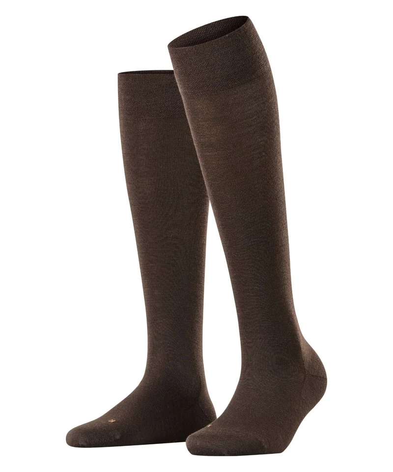FALKE Sensitive Berlin Kniekous Dames 46229 5230 dark brown