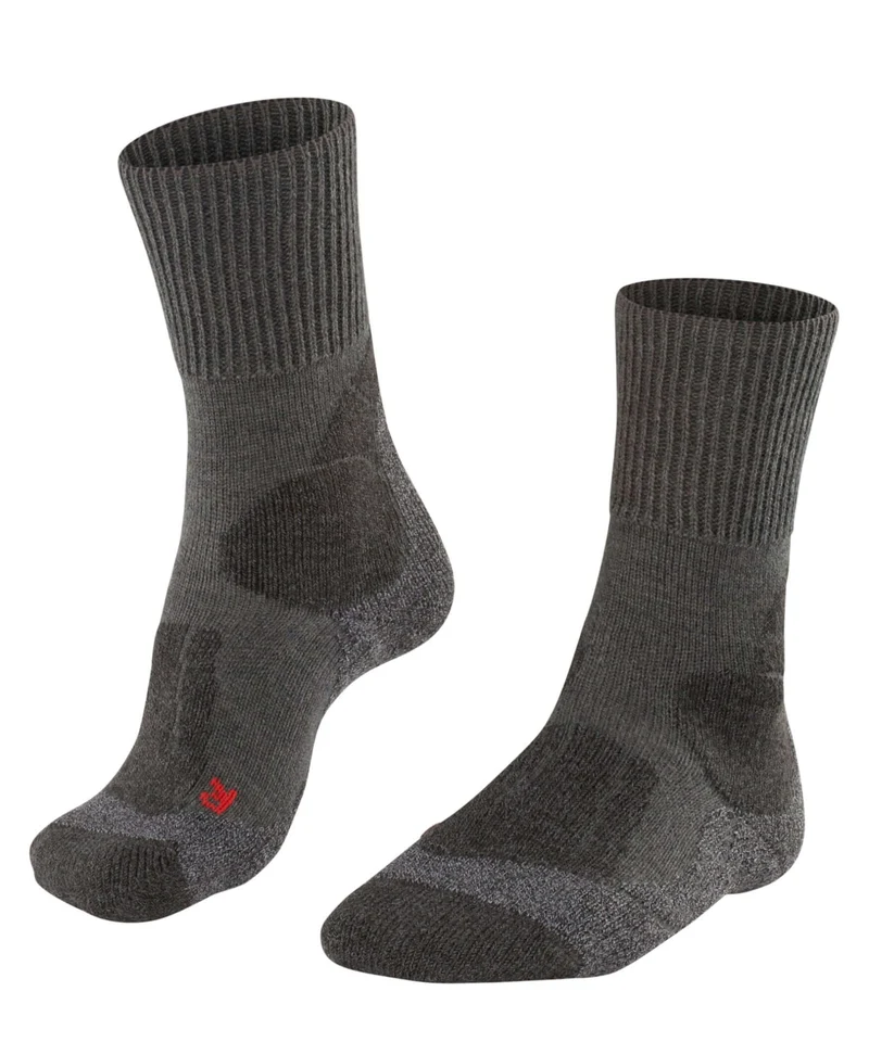 FALKE TK1 Wandelsokken Heren 16481 3180 asphalt mel.