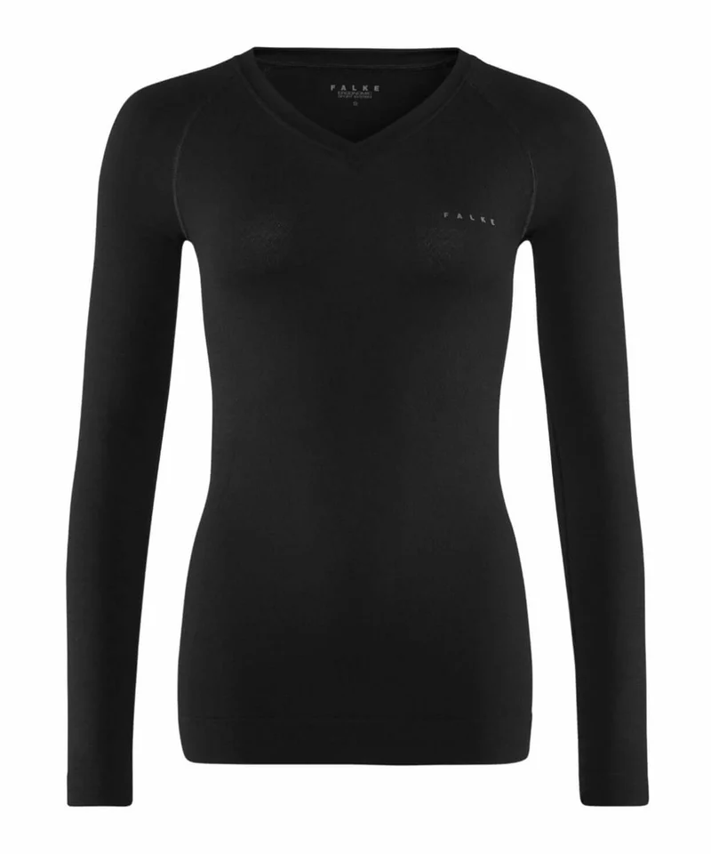 FALKE Wool Tech Light Shirt Lange Mouw Dames 33463 3000 black