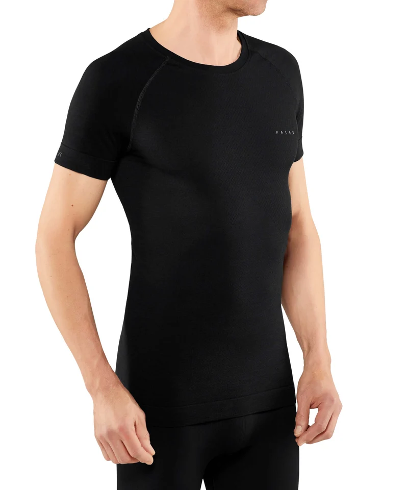 FALKE Wool Tech Light T-Shirt Heren 33230 3000 black