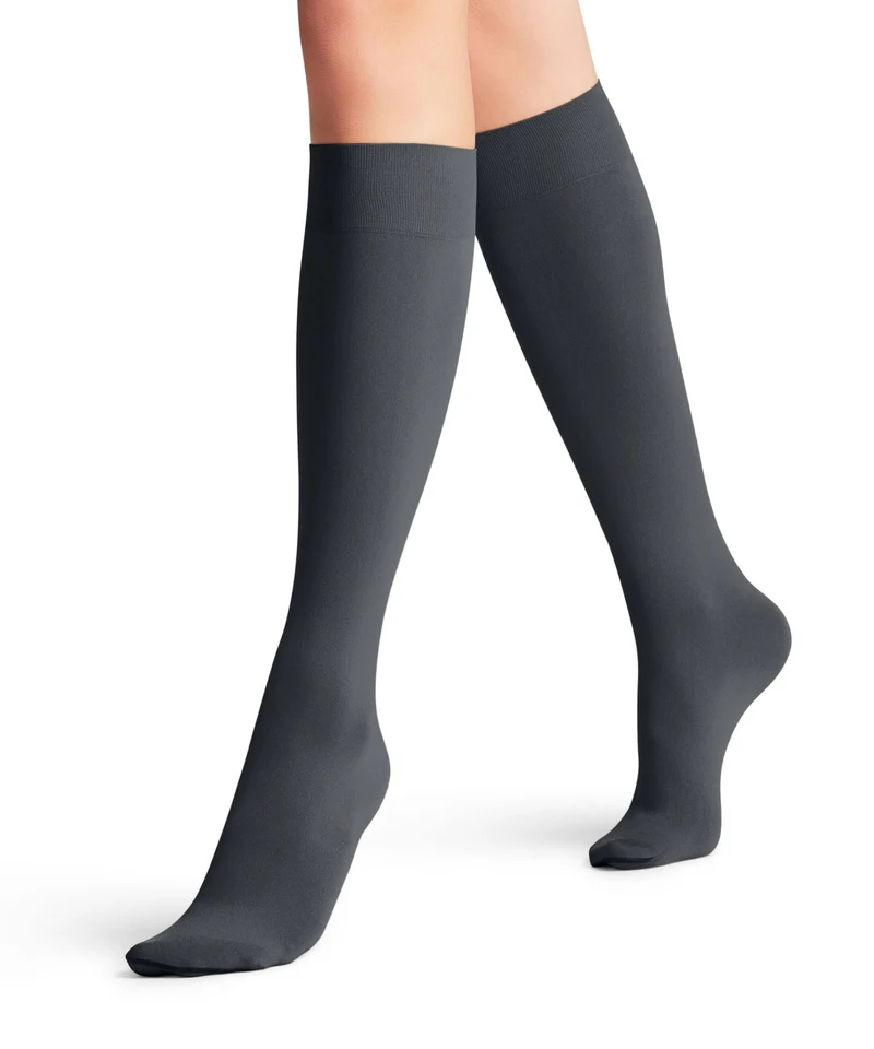 FALKE Seidenglatt 40 Panty Kniekousje 41744 3146 graphite