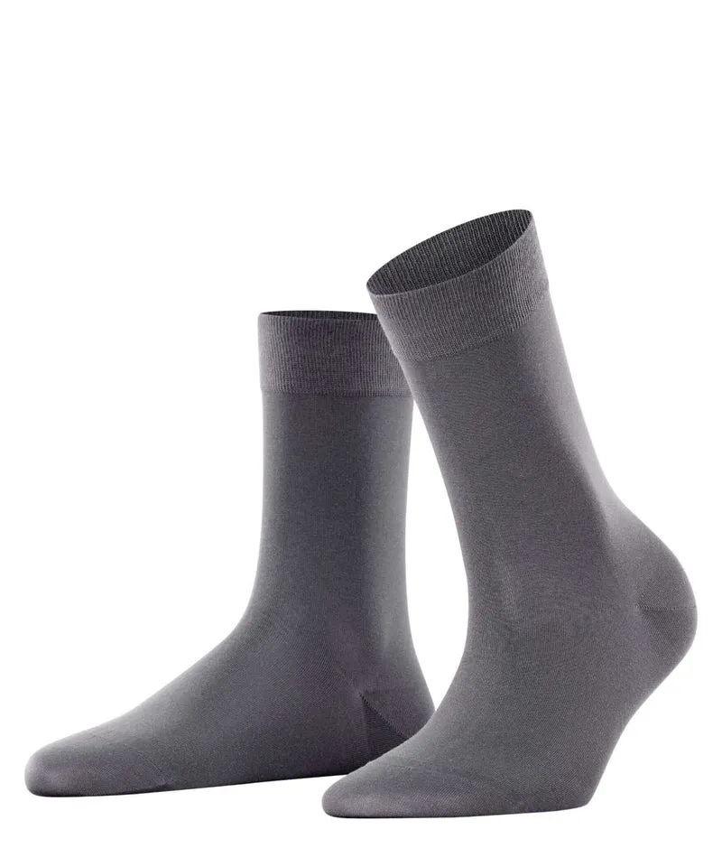 FALKE Cotton Touch Damessok 47105 3903 platinum
