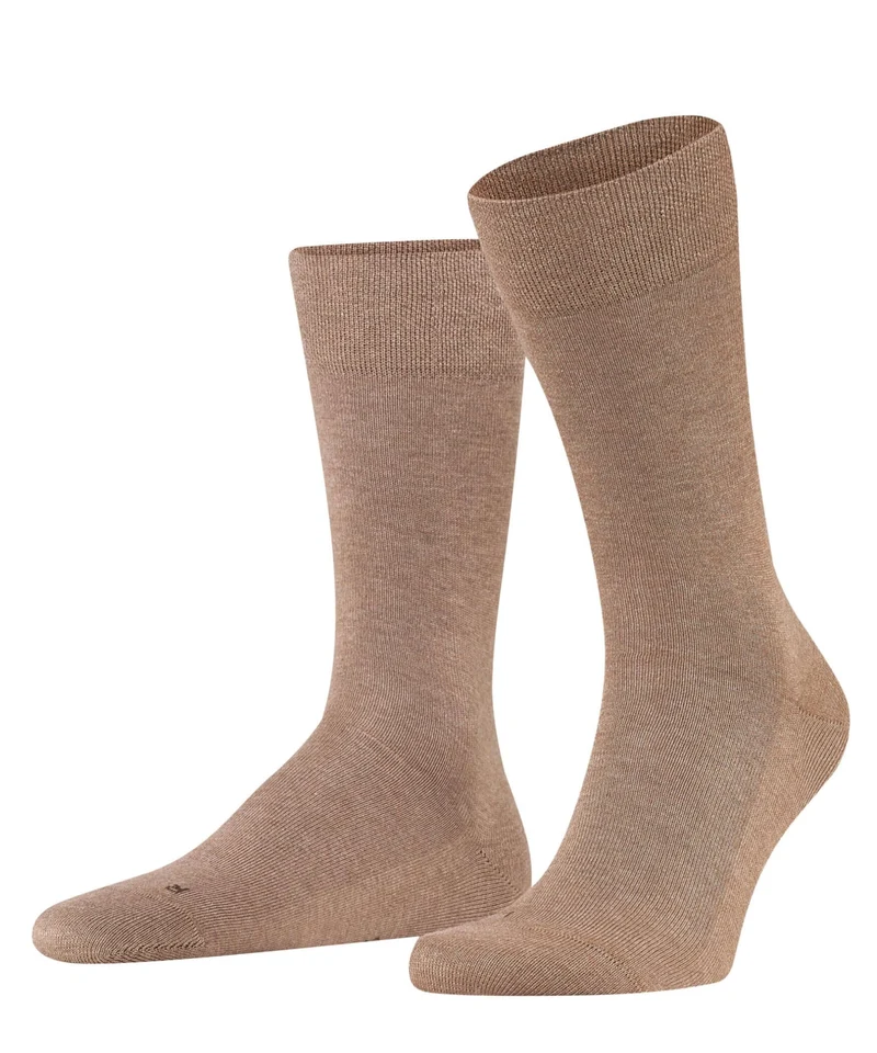FALKE Sensitive London Sokken Heren 14719 5410 nutmeg mel
