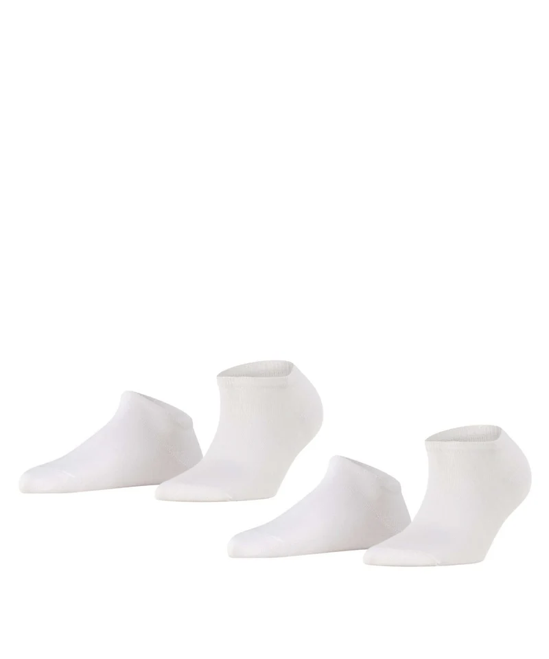 Esprit Basic Uni 2-PACK Sneakersokken Dames 18530 2000 white