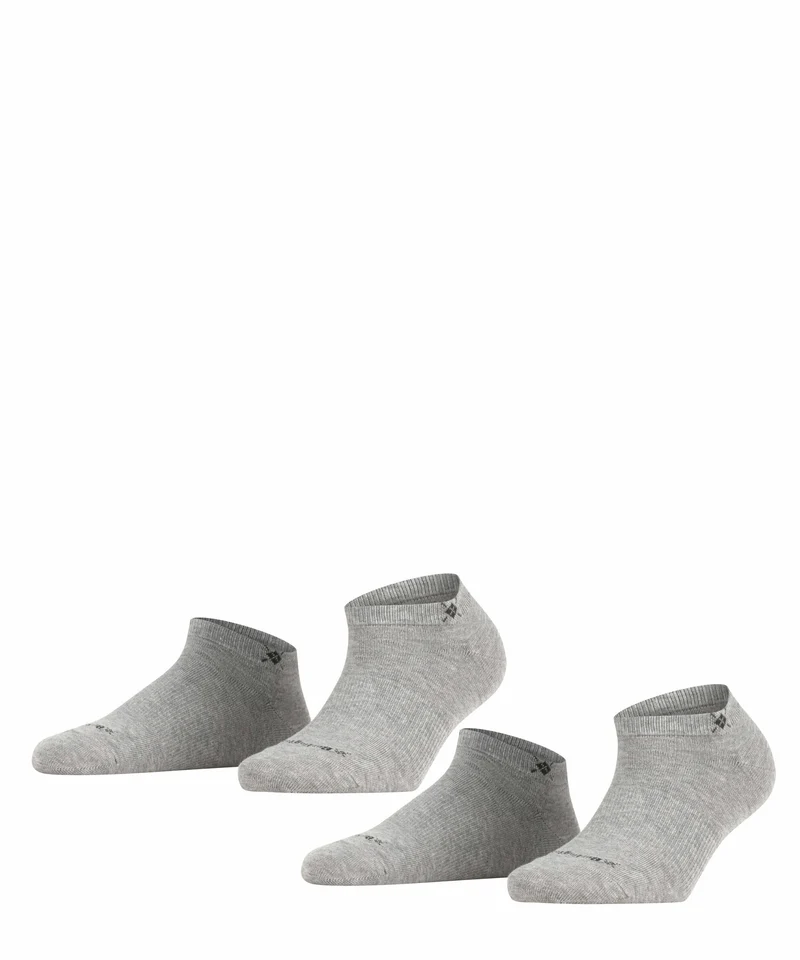 Burlington Everyday 2-Pack Sneakersok Dames 22051 3400 light grey