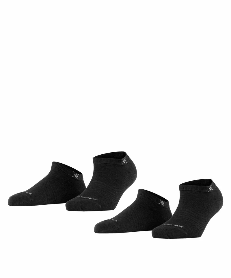Burlington Everyday 2-Pack Sneakersok Dames 22051 3000 black