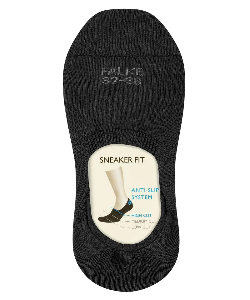 FALKE Step Kousenvoetje Hoog Dames 46493 3000 black