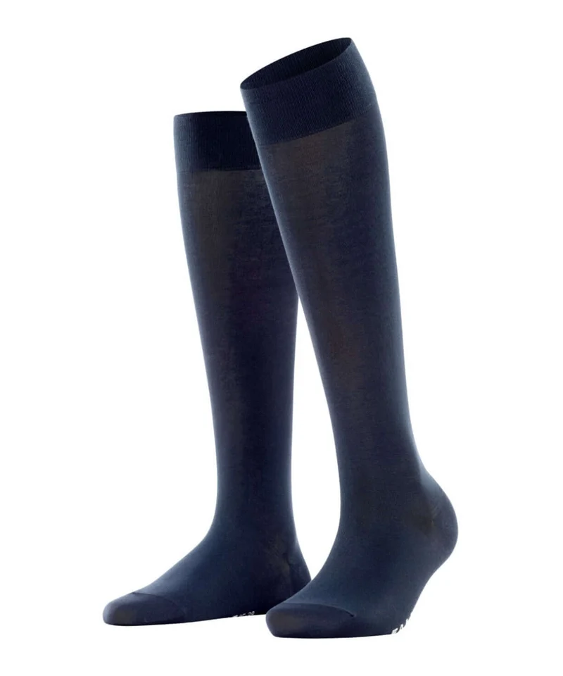 FALKE CottonTouch Dames Kniekous 47632 6379 dark navy