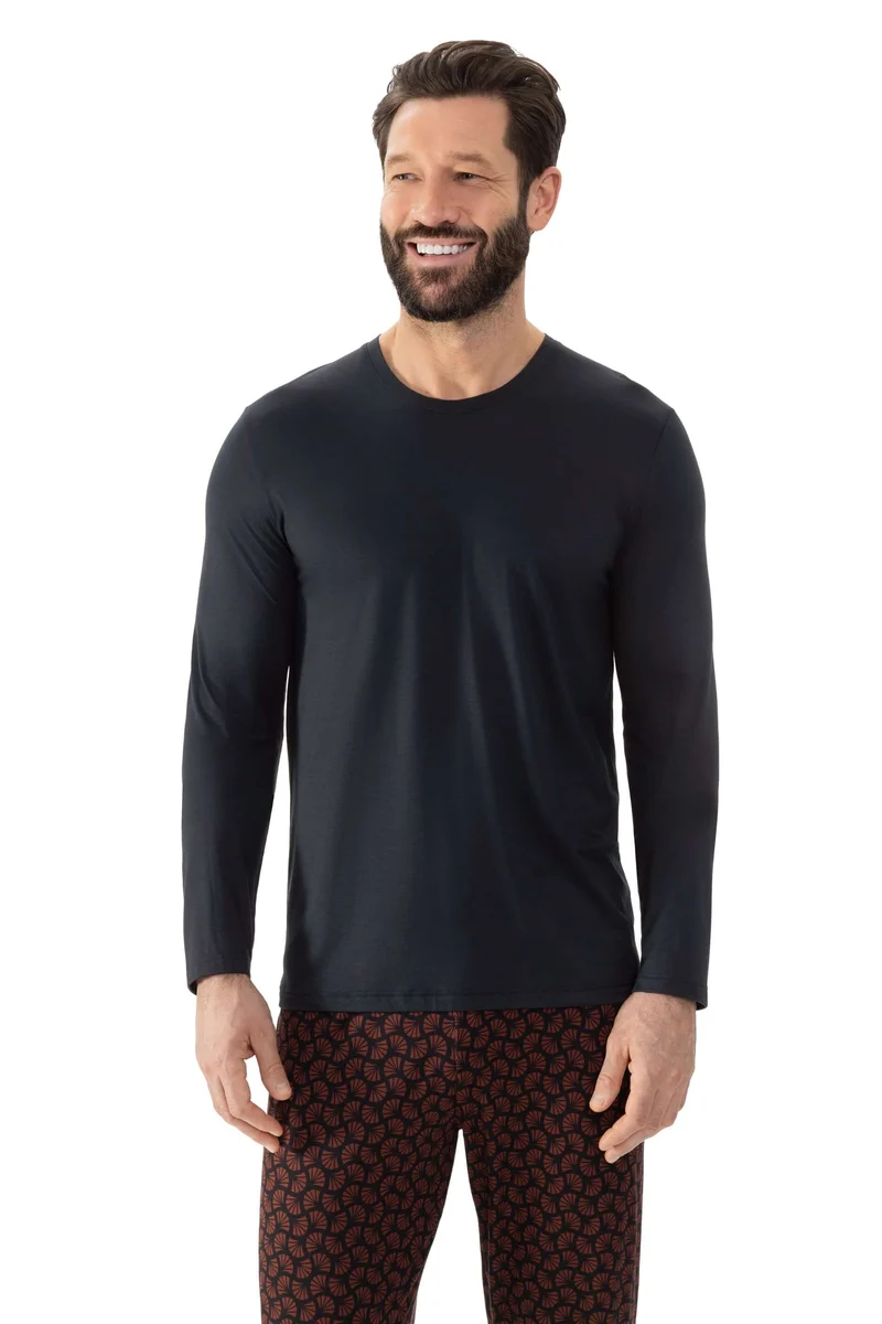 Mey T-Shirt Lange Mouw Selection Heren 36083 174 indigo