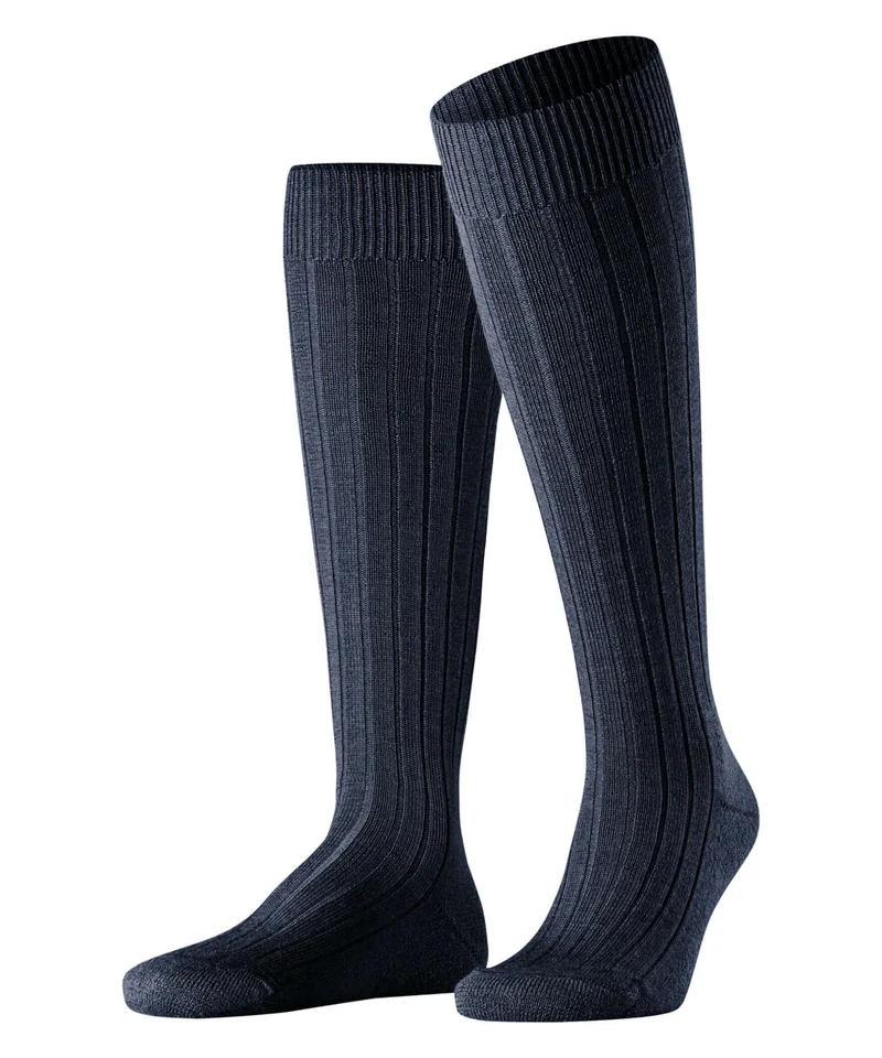 FALKE Teppich Im Schuh Heren Kniekous 15410 6370 dark navy