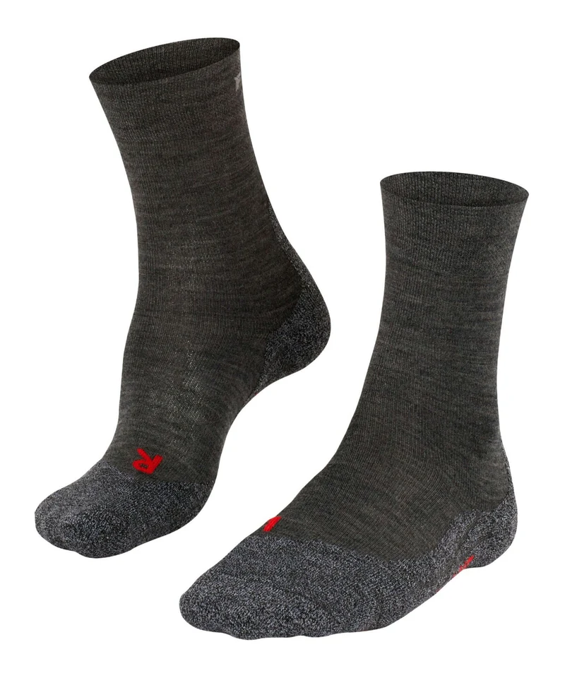 FALKE TK2 Sensitive Heren Wandel Sok 16482 3180 asphalt mel.