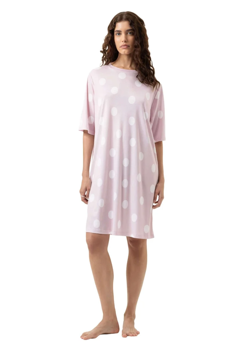 Mey Nachthemd Pretty Dots Dames 1230147 1790 pink parfait