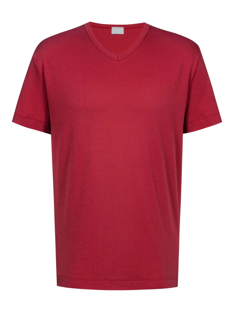 Mey Shirt Solid Night Heren 30124 827 terra red