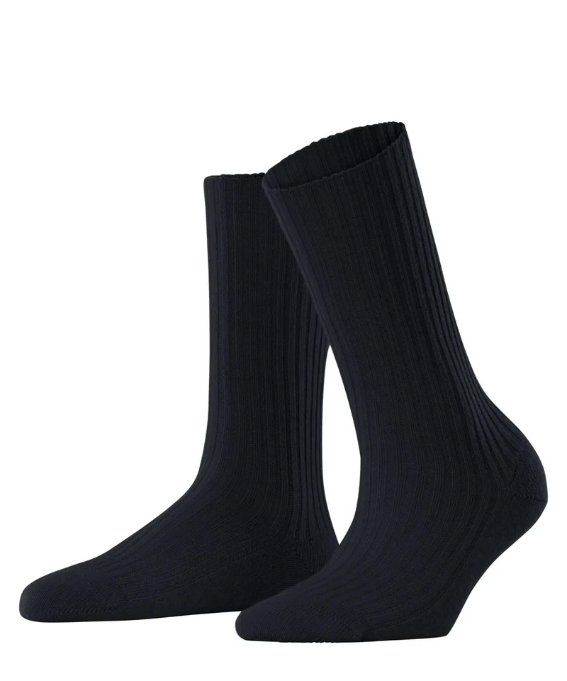 FALKE Cosy Wool Boot Sokje Dames 47080 6375 dark navy