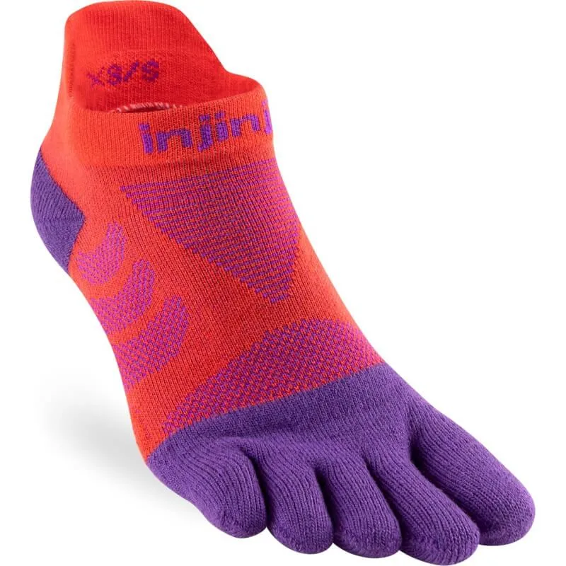Injinji Teensokken Ultra Run No Show Coolmax Dames IS401111 40 Red