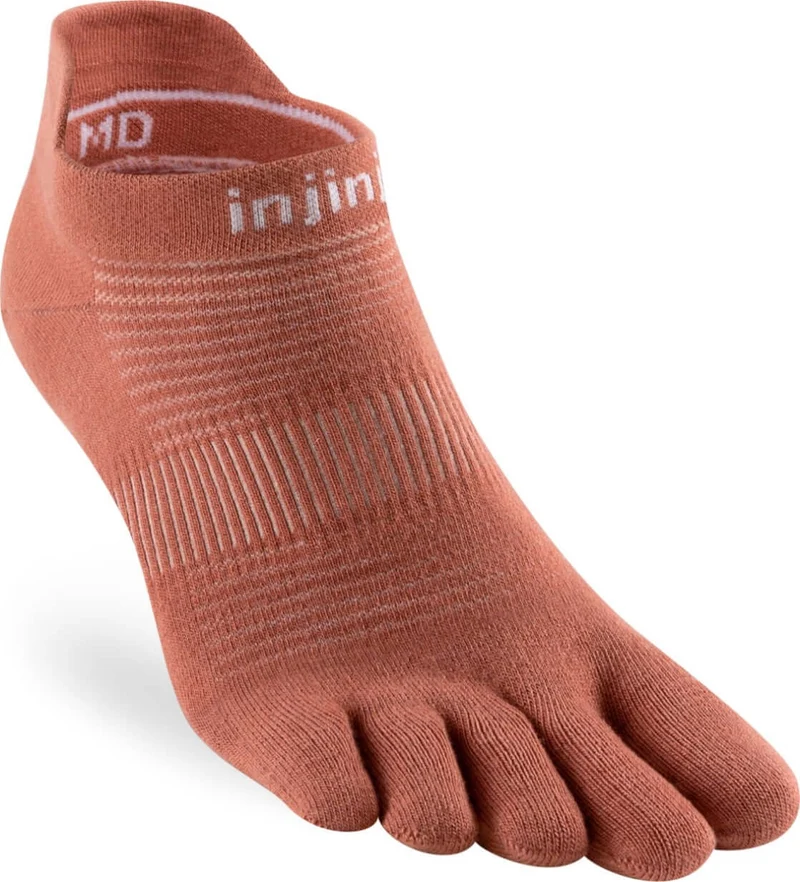Injinji Teensokken Run Leightweight No-Show Coolmax Unisex IS281110 70 Braun