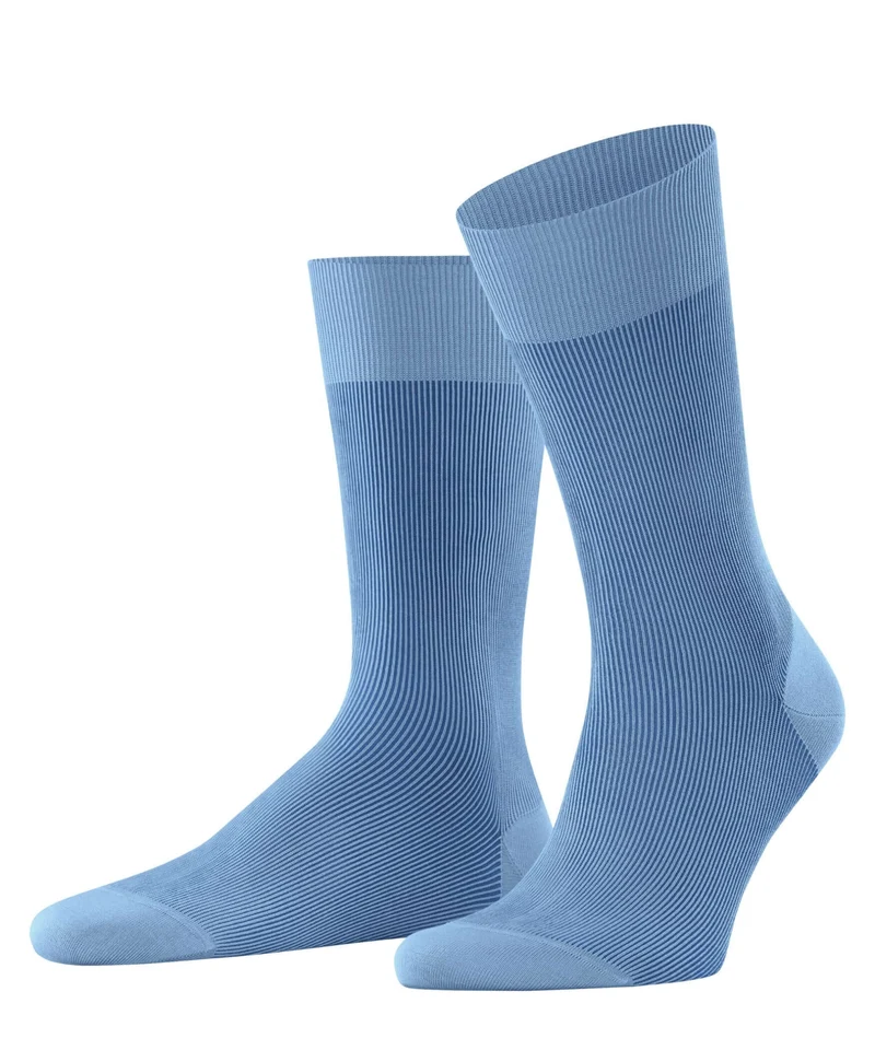 FALKE Heren Fantasiesok Fine Shadow 13141 6554 cornflower blue