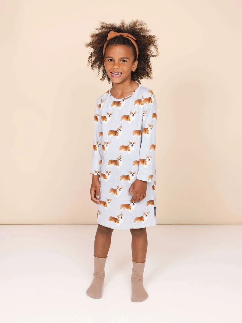 SNURK Corgi Time Dress Kinderen