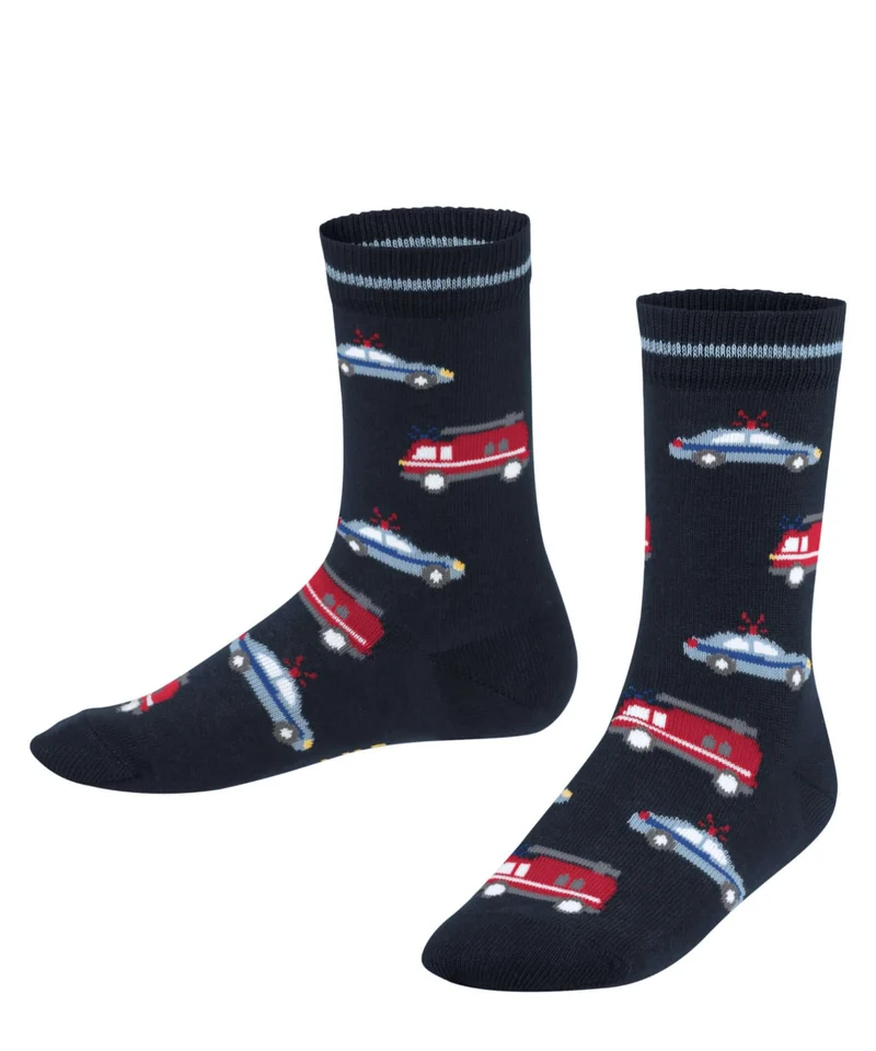 FALKE Police and Fire Cars Sokken Kinderen 12297 6120 marine