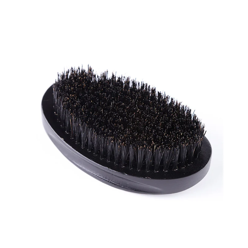 Wave Brush - Hard 360 Waves Curved wave brush voor kapsel durag cap - Zwart - Unisex