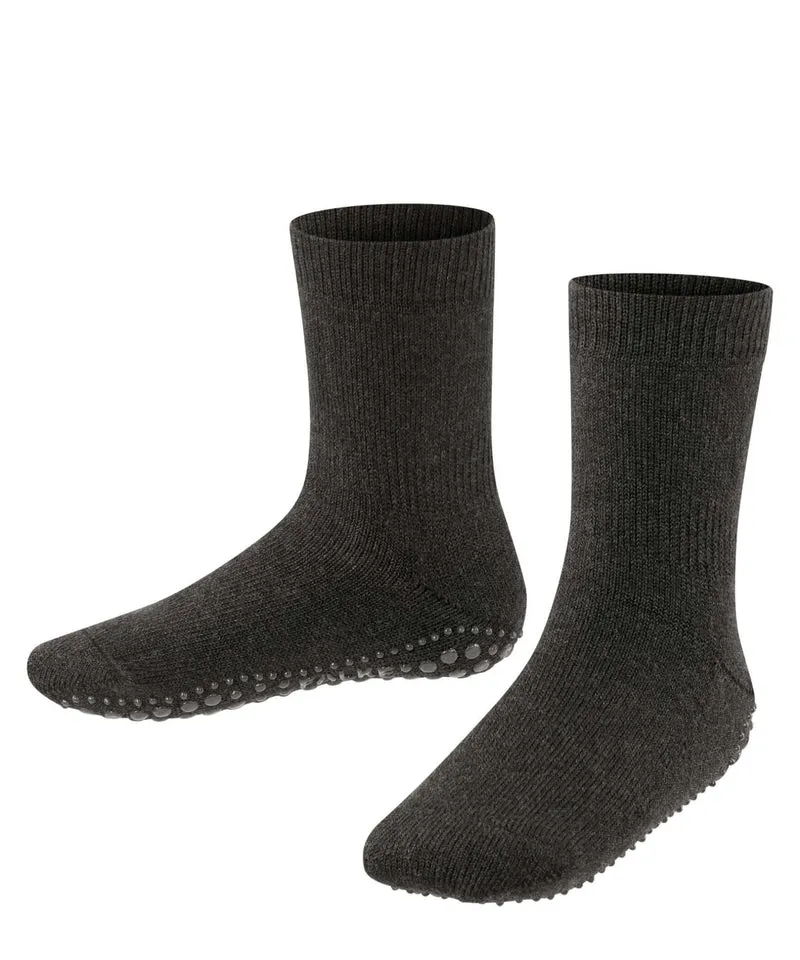 FALKE Catspads Antislip Kinder Sok 10500 3180 asphalt mel.
