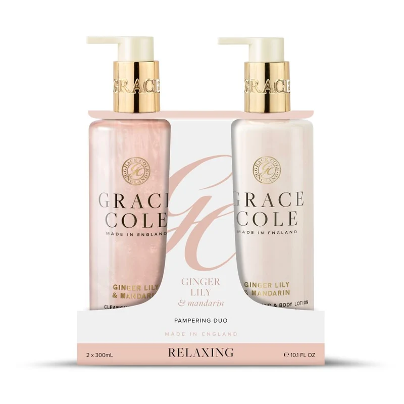 Grace Cole Ginger Lily & Mandarin Hand Care Duo 600 ml