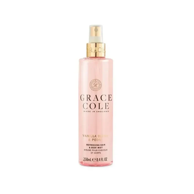 Grace Cole Vanilla blush & peony hair & body mist 250 ml