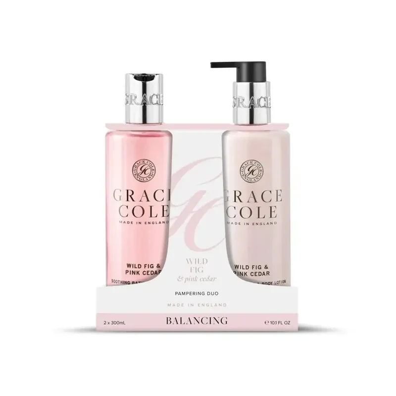 Grace Cole Wild fig & pink cedar bodycare 2 stuks