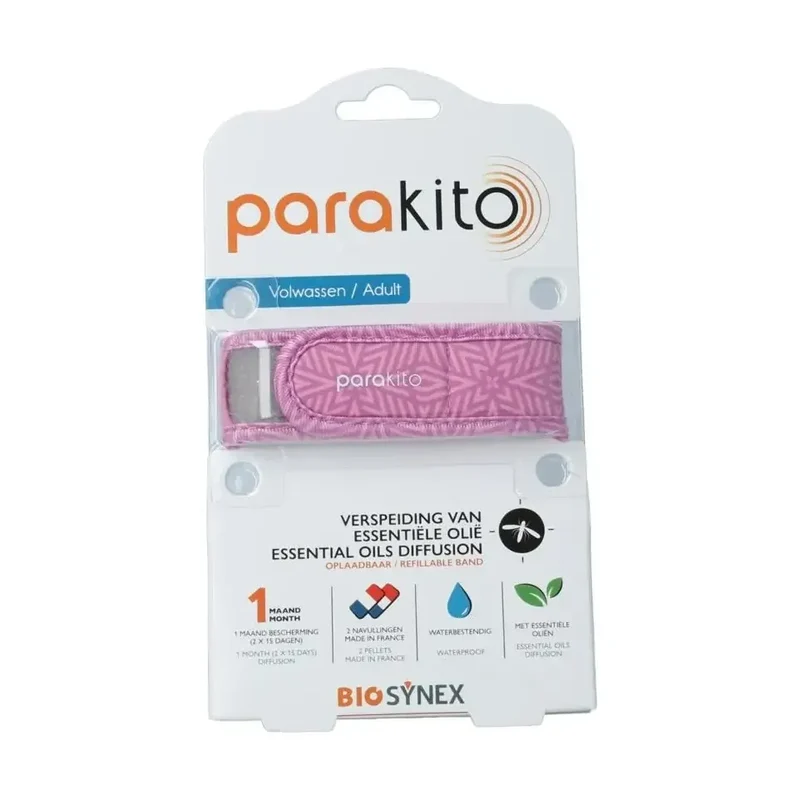 Parakito Anti mug armband volwassenen violet