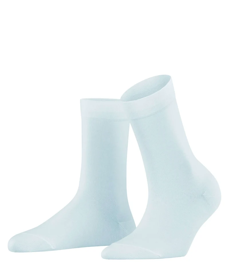 FALKE Cotton Touch Damessok 47105 6594 light blue