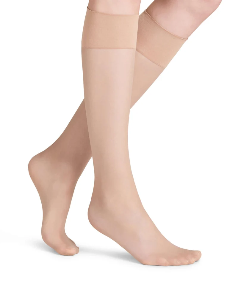FALKE Pure Matt 20 Kniekous Dames 43122 4409 crystal